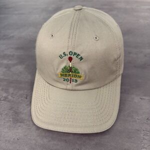 USGA US‎ Open Merion Golf Club Hat Khaki Tan Cotton Dad Trucker Cap Adjust Strap